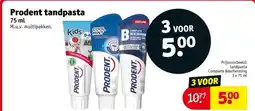 Kruidvat Prodent tandpasta aanbieding