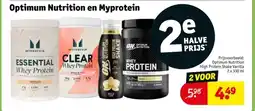 Kruidvat Optimum Nutrition en Myprotein aanbieding