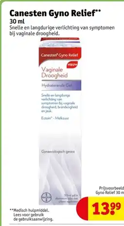 Kruidvat Canesten Gyno Relief aanbieding