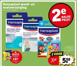 Kruidvat Hansaplast wond- en voetverzorging aanbieding