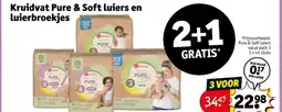 Kruidvat Kruidvat Pure & Soft luiers en luierbroekjes aanbieding
