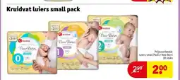 Kruidvat Kruidvat luiers small pack aanbieding