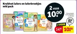 Kruidvat Kruidvat luiers en luierbroekjes mid pack aanbieding