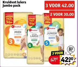 Kruidvat Kruidvat luiers jumbo pack aanbieding