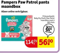 Kruidvat Paw Patrol pants maandbox aanbieding