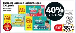 Kruidvat Pampers luiers en luierbroekjes XXL pack aanbieding