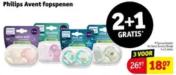Kruidvat Philips Avent fopspenen aanbieding