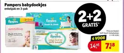Kruidvat Pampers babydoekjes aanbieding