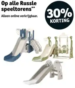 Kruidvat Op alle Russle speeltorens aanbieding