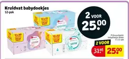 Kruidvat Kruidvat babydoekjes aanbieding