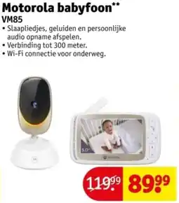 Kruidvat Motorola babyfoon VM85 aanbieding