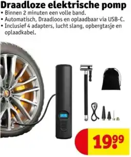 Kruidvat Draadloze elektrische pomp aanbieding