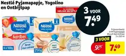 Kruidvat Nestlé Pyjamapapje, Yogolino en Ontbijtpap aanbieding