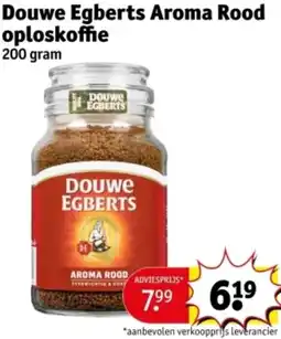 Kruidvat Douwe Egberts Aroma Rood oploskoffie aanbieding