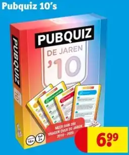 Kruidvat Pubquiz 10's aanbieding