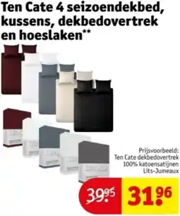 Kruidvat Ten Cate 4 seizoendekbed, kussens, dekbedovertrek en hoeslaken aanbieding