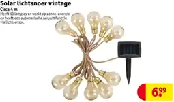 Kruidvat Solar lichtsnoer vintage aanbieding