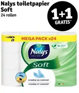 Kruidvat Nalys toiletpapier Soft aanbieding