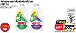 Kruidvat Ariel wasmiddel vloeibaar aanbieding