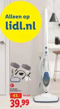Lidl Silvercrest stoomreiniger 2-in-1 aanbieding