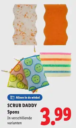 Lidl Scrub daddy Spons aanbieding