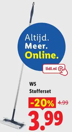 Lidl W5 Stofferset aanbieding