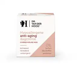 Albert Heijn Dr. van der Hoog Hypo allergene anti-aging dagcrème aanbieding
