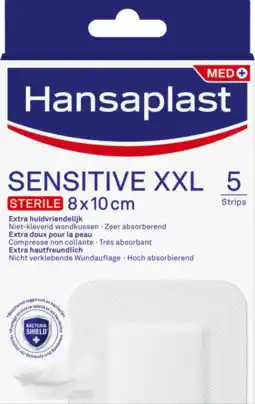 Albert Heijn Hansaplast Sensitive XXL pleister aanbieding