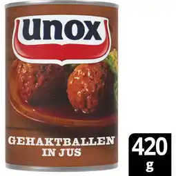 Albert Heijn Unox Gehaktballen in jus aanbieding