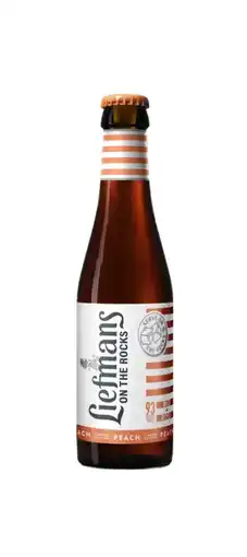 Albert Heijn Liefmans On the rocks peach aanbieding