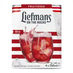 Albert Heijn Liefmans On the rocks 4-pack aanbieding