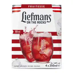 Albert Heijn Liefmans On the rocks 4-pack aanbieding
