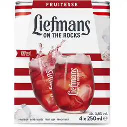 Albert Heijn Liefmans On the rocks 4-pack aanbieding