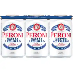 Albert Heijn Peroni Nastro azzurro 6-pack aanbieding