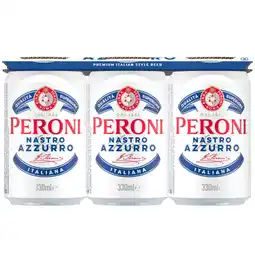 Albert Heijn Peroni Nastro azzurro 6-pack aanbieding