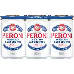 Albert Heijn Peroni Nastro azzurro 6-pack aanbieding