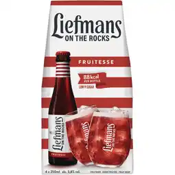 Albert Heijn Liefmans On the rocks 4-pack aanbieding