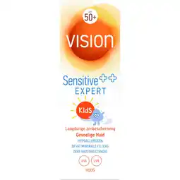 Albert Heijn Vision Kids sensitive++ expert spf50+ aanbieding