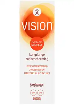 Albert Heijn Vision Every day suncare zonbescherming spf50 aanbieding