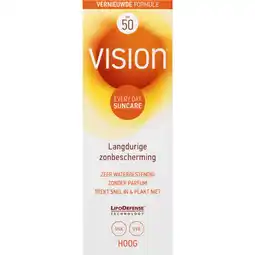 Albert Heijn Vision Every day suncare zonbescherming spf50 aanbieding