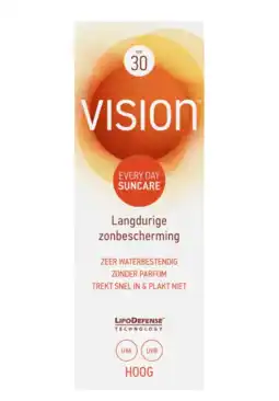 Albert Heijn Vision Sun protection spf30 aanbieding