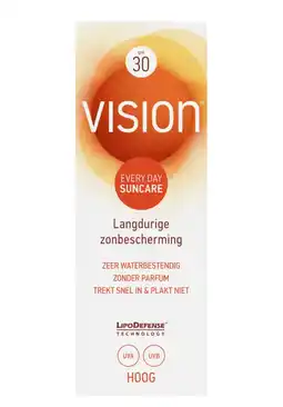 Albert Heijn Vision Sun protection spf30 aanbieding