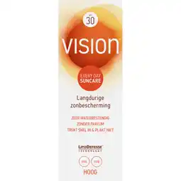 Albert Heijn Vision Sun protection spf30 aanbieding