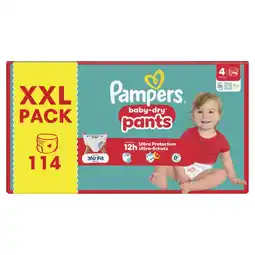 Albert Heijn Pampers Baby-dry pants maat 4 XXL pack aanbieding