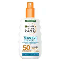 Albert Heijn Ambre Solaire Sensitive expert+ spray spf50 aanbieding