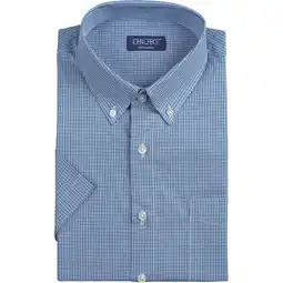 Albert Heijn John Cabot Overhemd ruit blauw maat M aanbieding