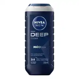 Albert Heijn NIVEA Men deep clean shower gel aanbieding