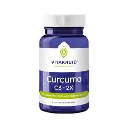 Etos Vitakruid Curcuma C3-2X Vegan Capsules 30 stuks aanbieding