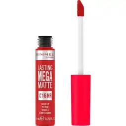 Etos Rimmel London Lasting Mega Matte Liquid Lipstick 500Fire Starter aanbieding