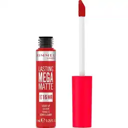Etos Rimmel London Lasting Mega Matte Liquid Lipstick 500Fire Starter aanbieding
